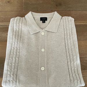 J. Crew Short Sleeve Polo Sweater